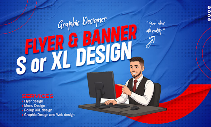 design your creative flyer to the best quality