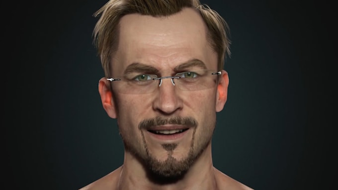 Model realistic 3d metahuman character digital human ai avatar facial ...