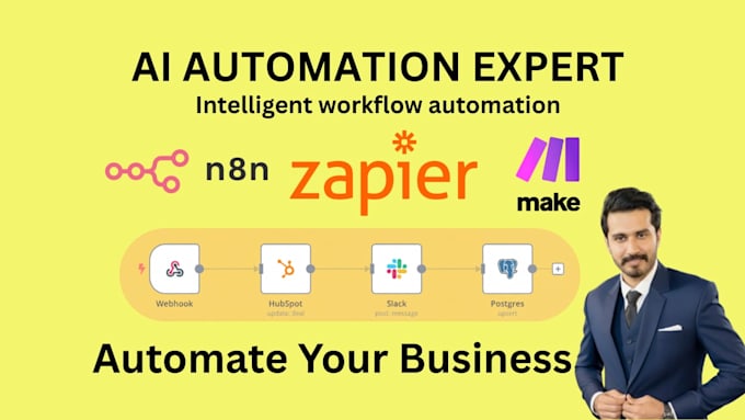design advanced automations, fix zapier errors, n8n workflows