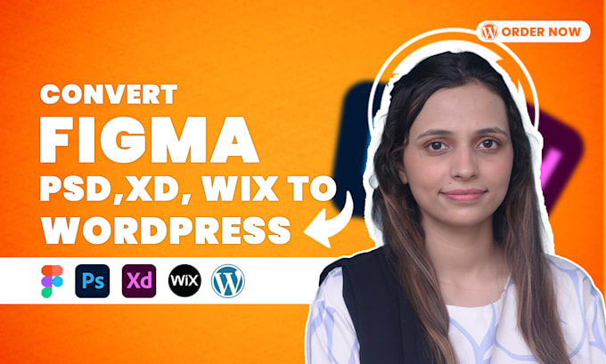 convert figma, xd, PSD, canva to wordpress using elementor pro