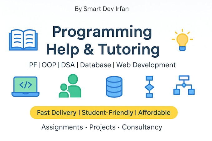 assist students with programming data structures and web