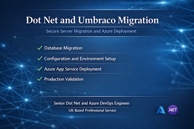 migrate and deploy your dot net or umbraco website
