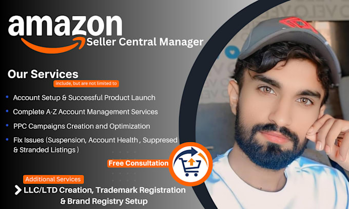 be amazon account manager, amazon fba expert, PPC manager, virtual assistant