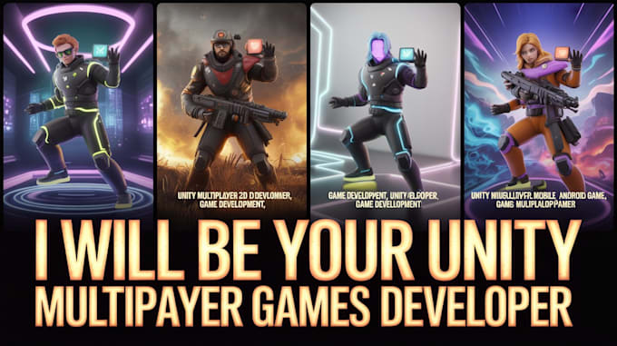 Be your expert unity 2d and 3d multiplayer game developer by Charles ...