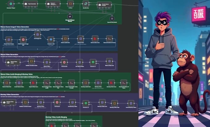 automate ai video creation and animated shorts with n8n workflow