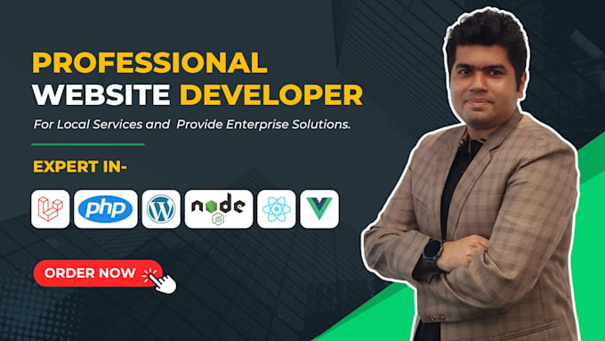 be your full stack web developer for website development, custom design