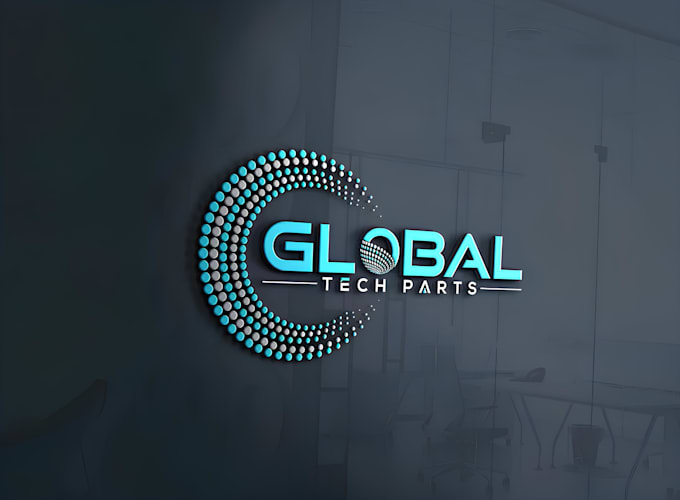 design modern technology, tech, software, cyber security logo