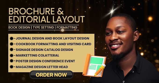 design brochure layout magazine, typesetting book formatting affinity publisher