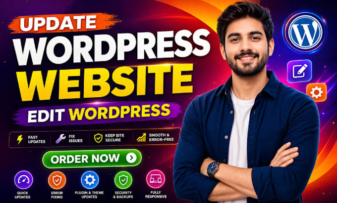 update or edit wordpress website quickly