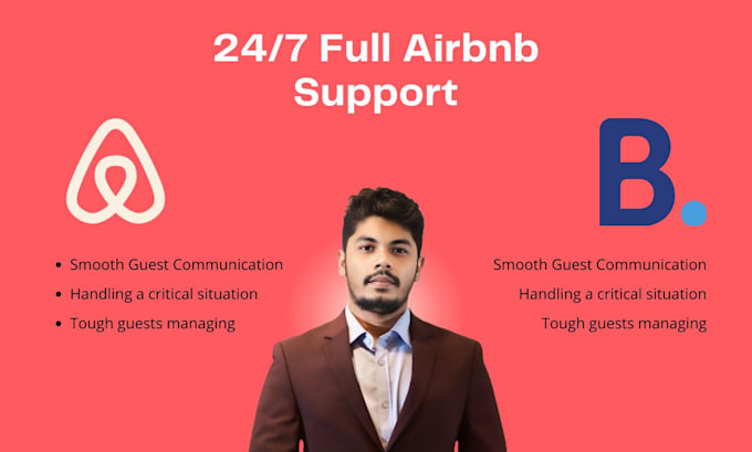 give 247 full airbnb, booking vrbo support as a co host
