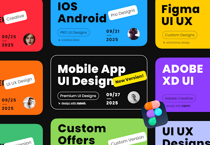 design app ui, figma ui, website ui, adobe xd ui