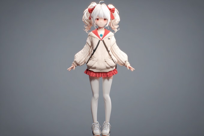 create a custom vrchat avatar or vtuber model