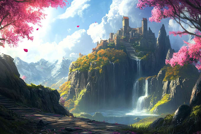 draw your fantasy landscape