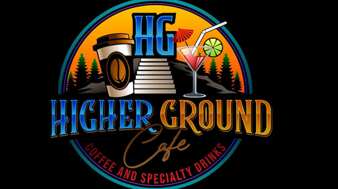 design a modern logo for your restaurant  cafe