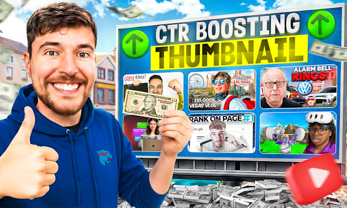 make best youtube thumbnail in 3hr