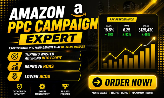 be your amazon PPC consultant to manage ads, optimize acos, increases sales