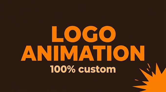 create custom logo animation and video intro