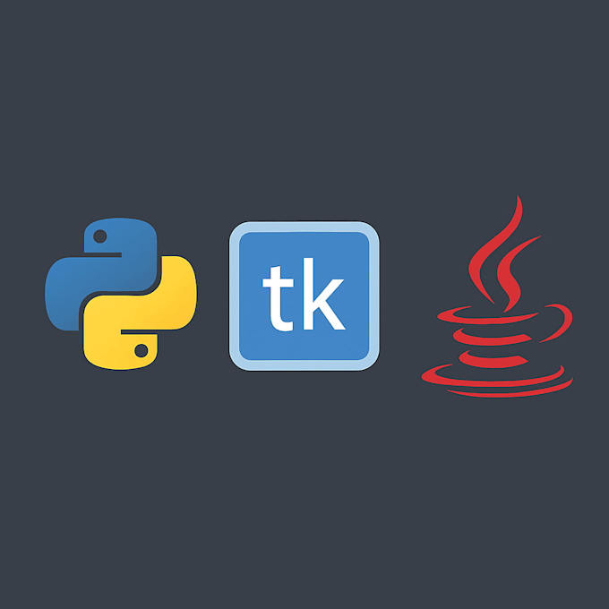 build gui applications in python with tkinter or java