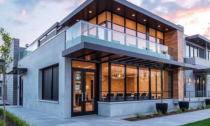Design architectural facade and exterior spaces by Archy_neil | Fiverr