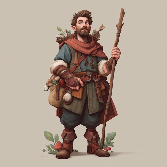 illustrate your d and d character