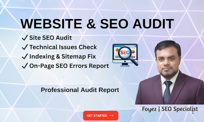 do a professional website and SEO audit with fixes