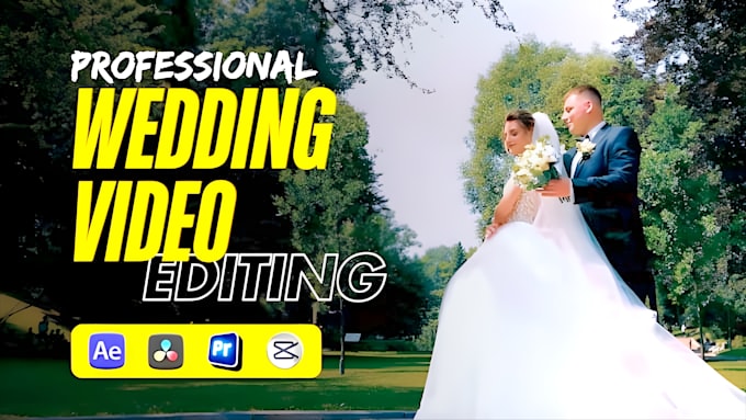 edit your wedding, youtube, vlog, promo etc videos perfectly