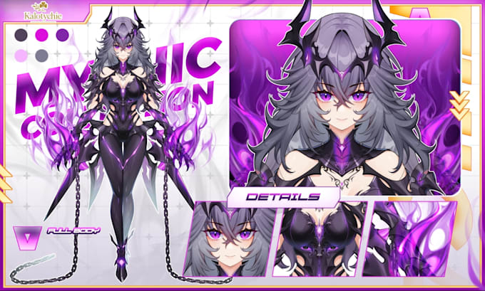 design and rig live 2d vtuber model for vtube studio