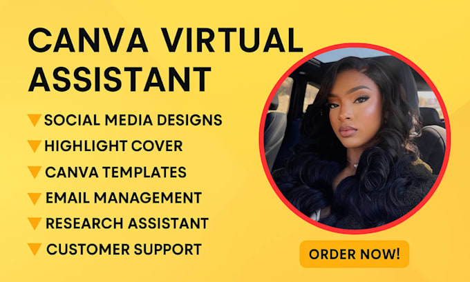 be instagram carousel canva virtual assistant email management admin assistant
