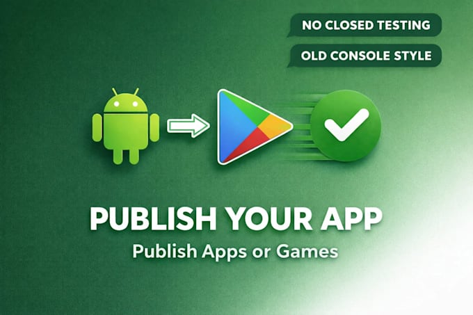 publish your app or game on old google play store