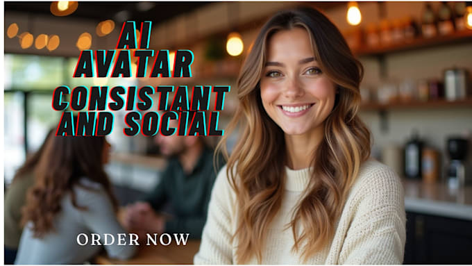 create a social and real consistant  ai character image