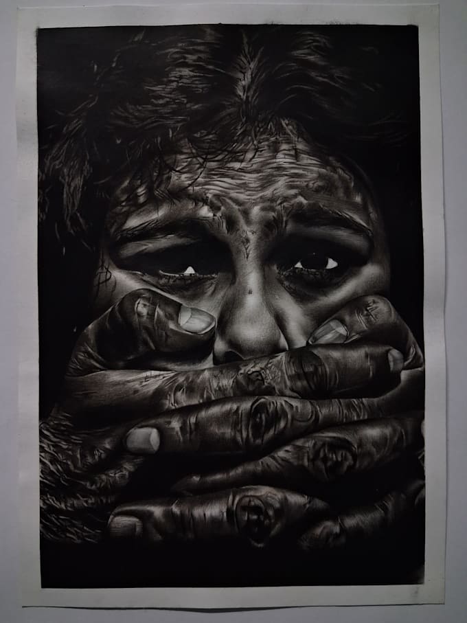 creat a hyper realistic hand drawn portrait from your photo