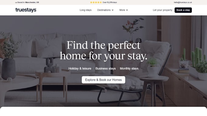 create airbnb clone vacation rental website hotel booking direct booking website