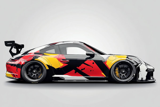 vehicle wrap design, car wrap design