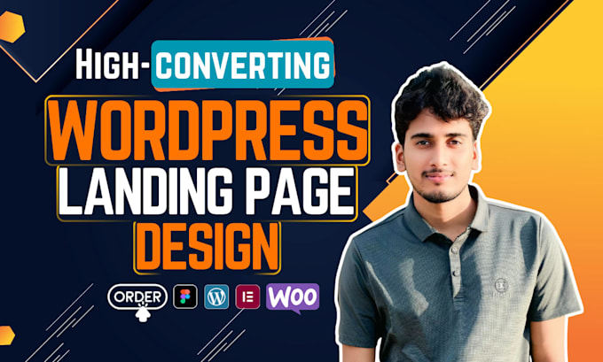 design and create high converting one page scroll wordpress website