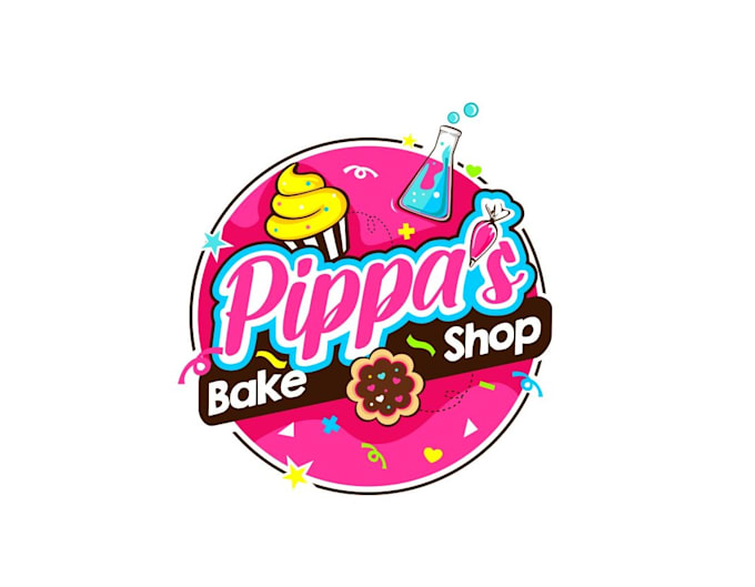 create high quality and beautiful bake shop logo design