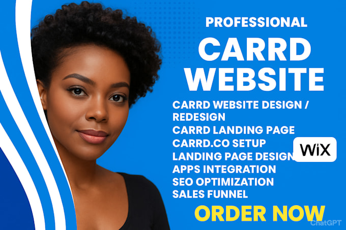 redesign carrd website design wix website design carrd landing page carrd setup