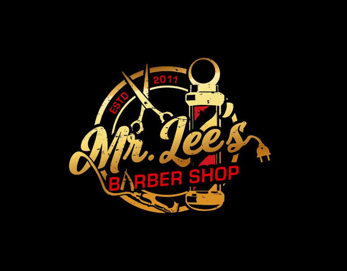 create creative and good looking barbershop logo design
