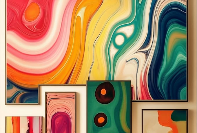 design custom boho digital wall art