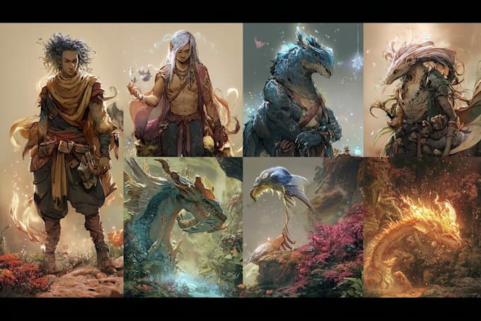 Design concept art, fantasy character and illustration by Fernanderry ...