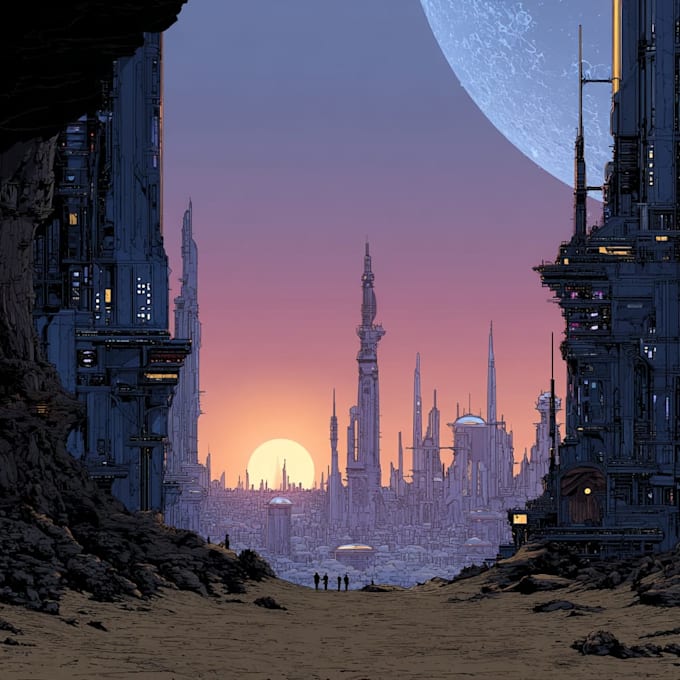 design breathtaking sci fi cities and futuristic