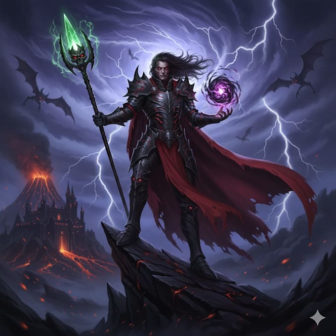 realistic or fantasy character art