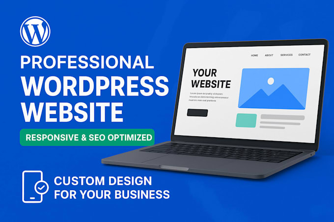 design a professional and responsive wordpress website