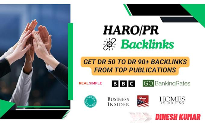 provide high quality haro backlinks from top publications