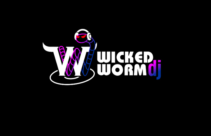 design modern dj company logo
