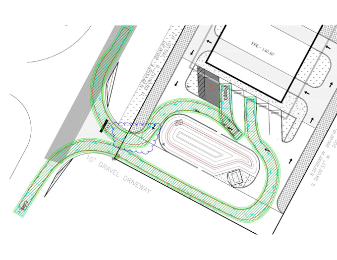 perform autoturn vehicle swept path analysis for site plan