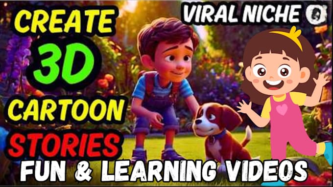 create faceless animation content for kids to earn