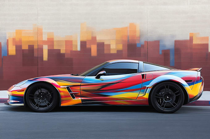 create vehicle wrap, livery car wrap,van wrap,racing car