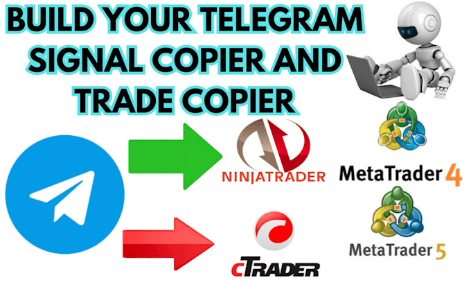 build telegram signal copier and trade copier for mt4 mt5 ctrader ninjatrader