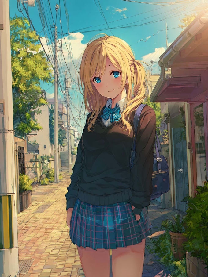 draw anime character for you