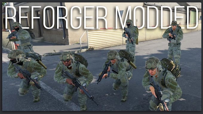 create custom arma reforger mods, scripts for unique gameplay arma 3 retextures